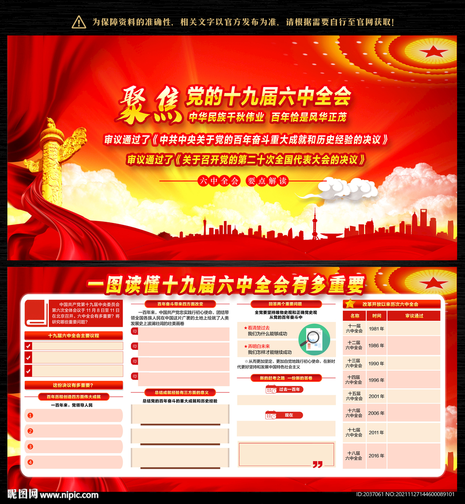 十九届六中全会