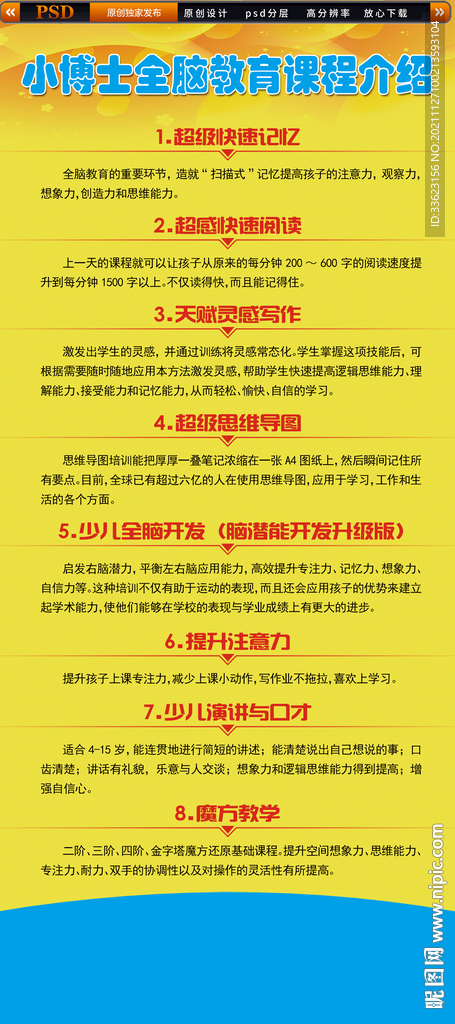 全脑教育课程介绍