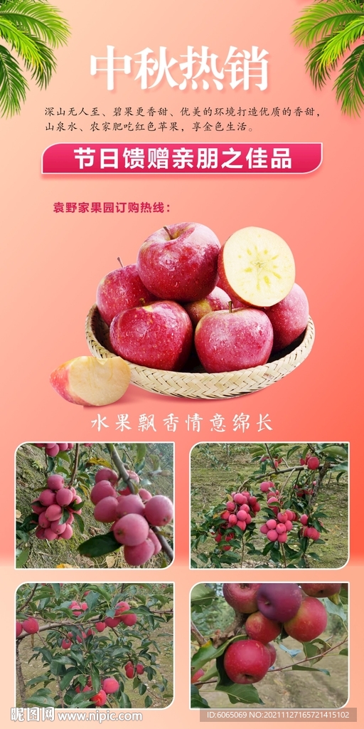 苹果热销海报