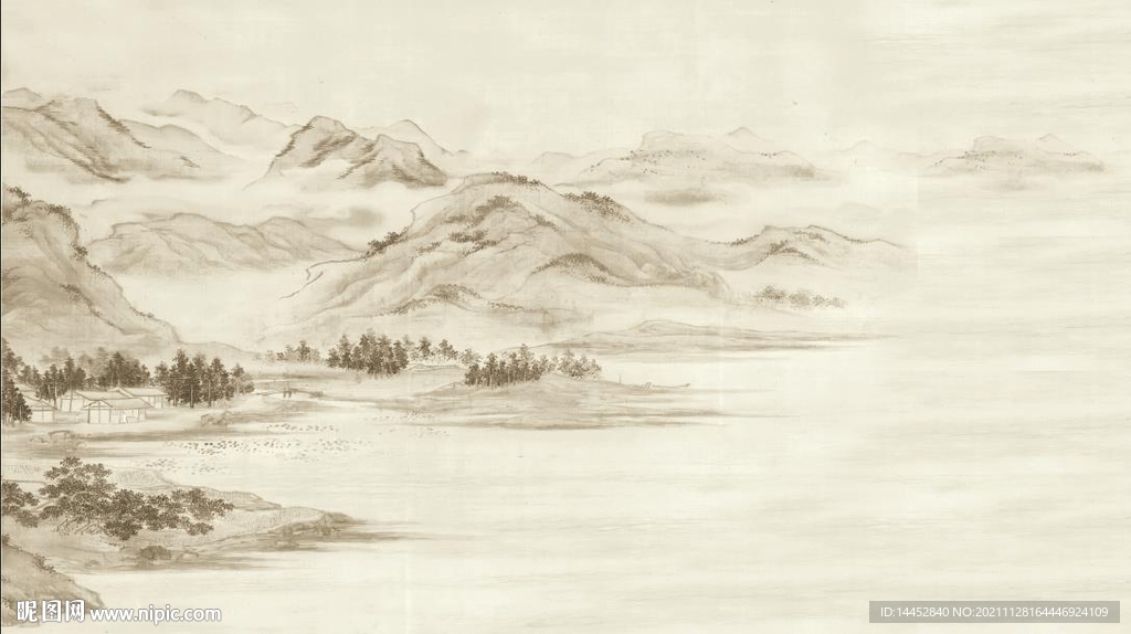 山水 水墨 新中式