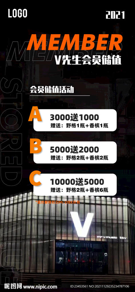 会员储值 充值套餐
