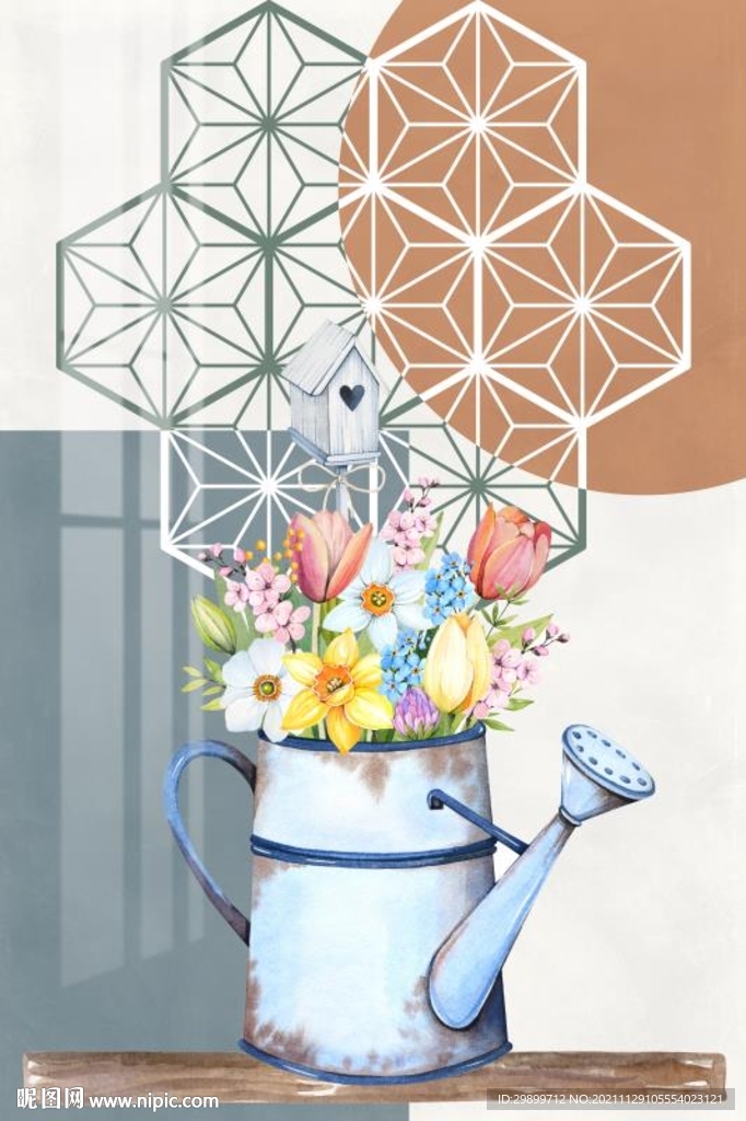 花朵装饰画