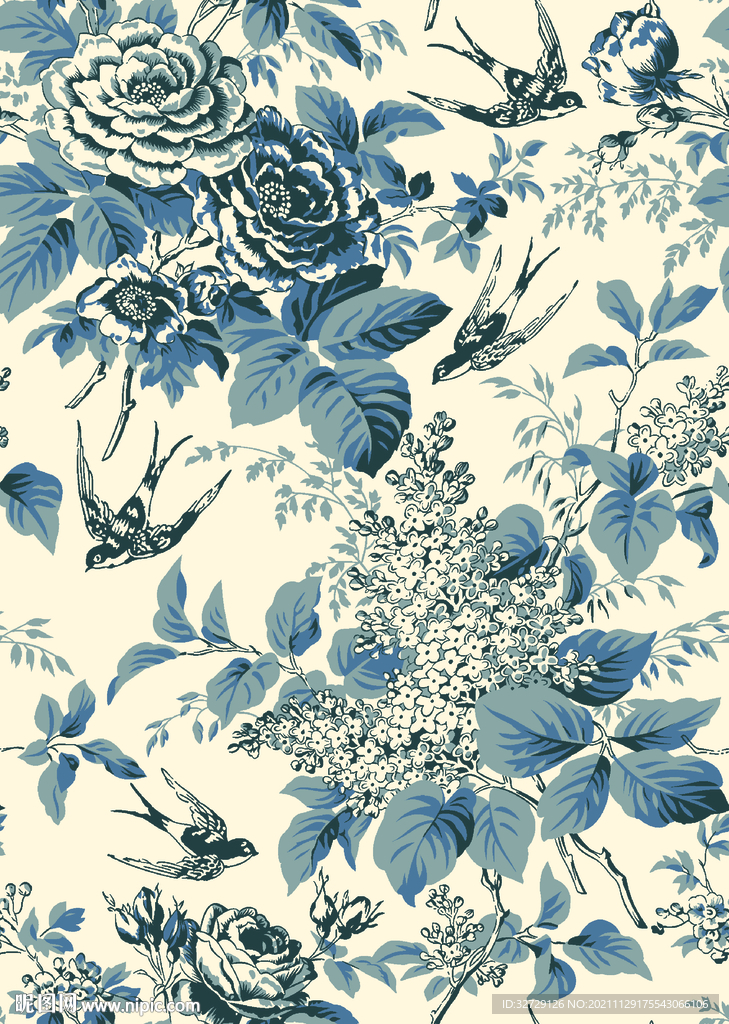 树叶花