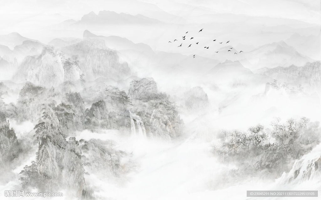 新中式电视背景墙