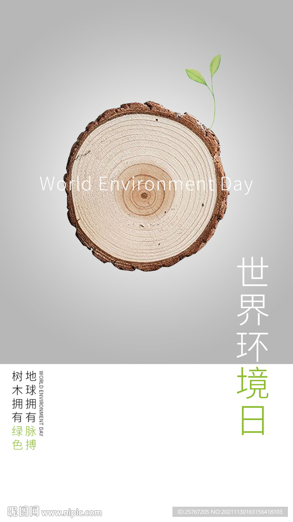 世界环境日保护环境节日海报简约