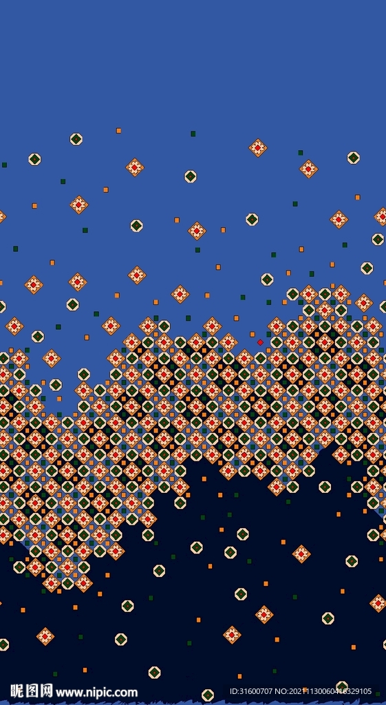 民族风定位花