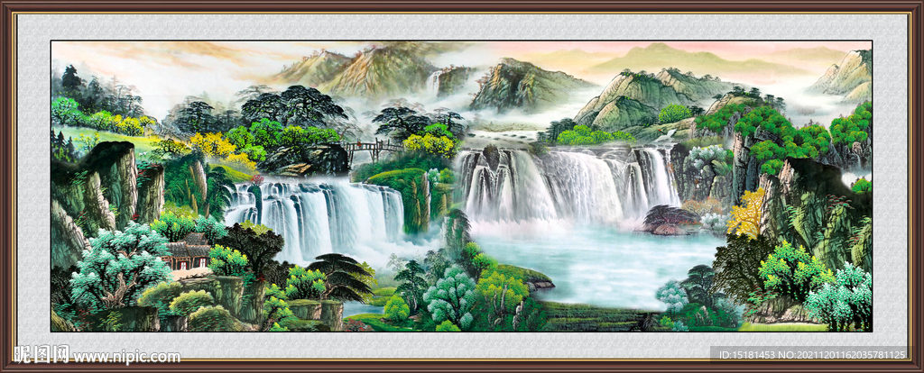 山水风景图 