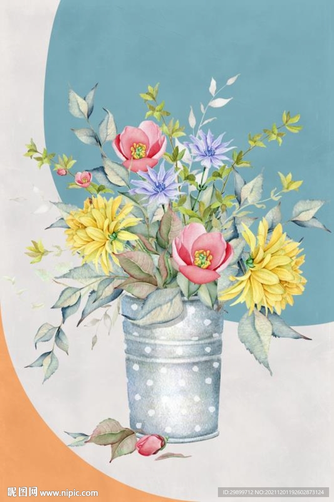 插花装饰画