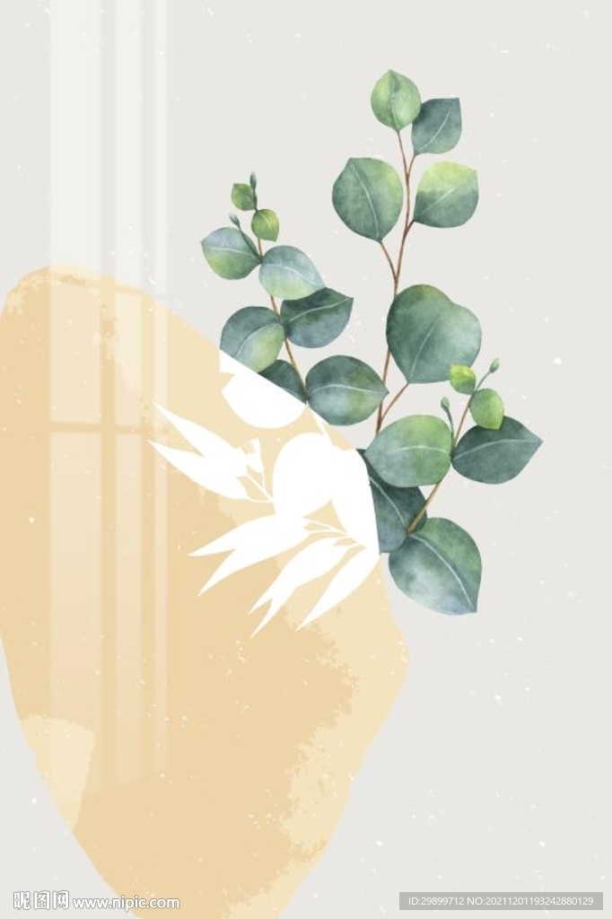 热带植物装饰画