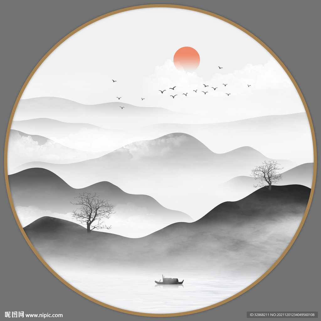 水墨画