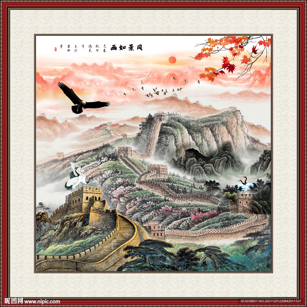 长城装饰画