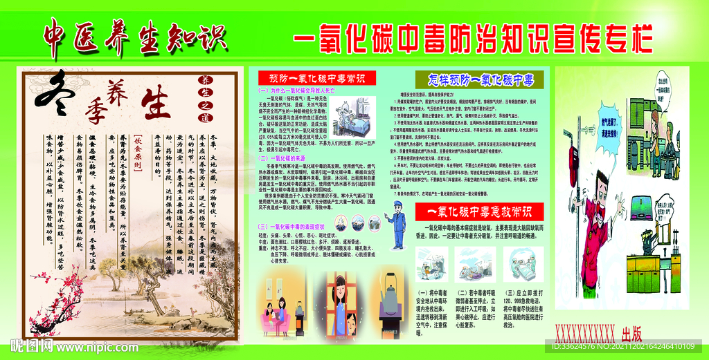 预防一氧化碳中毒 中医文化