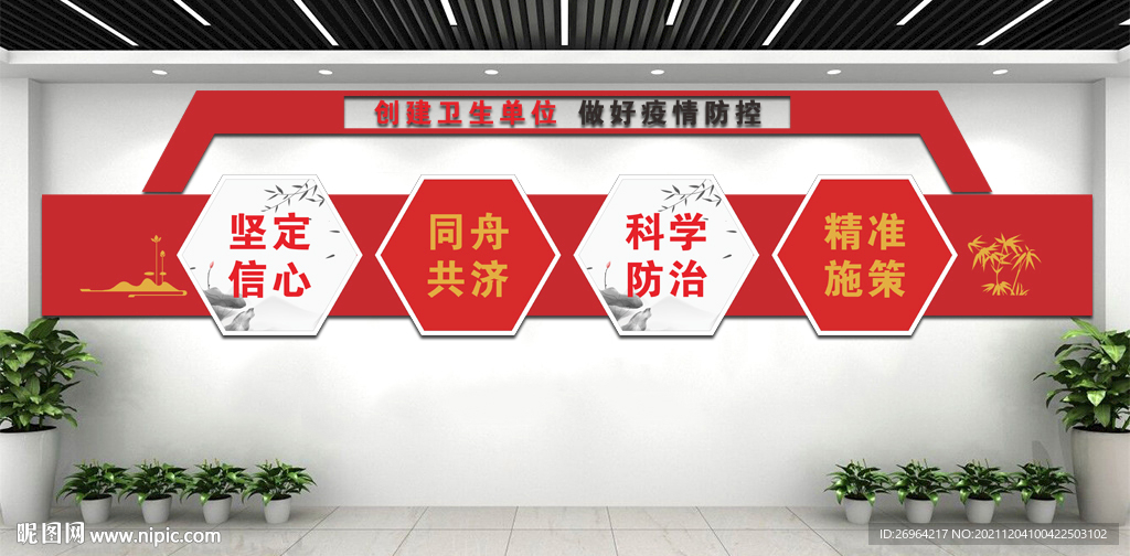 卫生单位形象墙