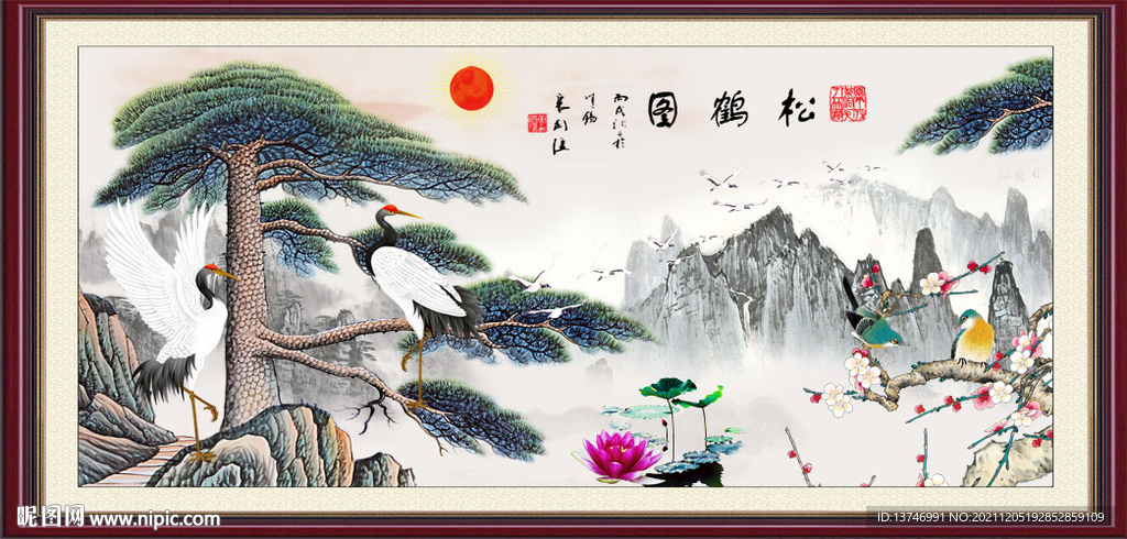 松鹤图