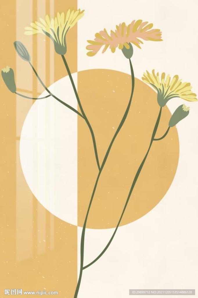菊花装饰画