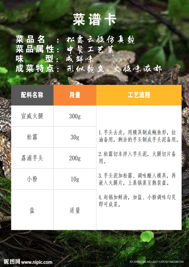 菜谱杏鲍菇松茸