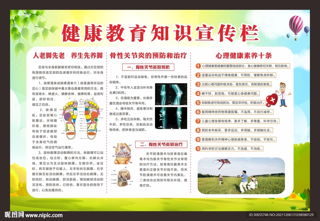 健康教育知识宣传栏