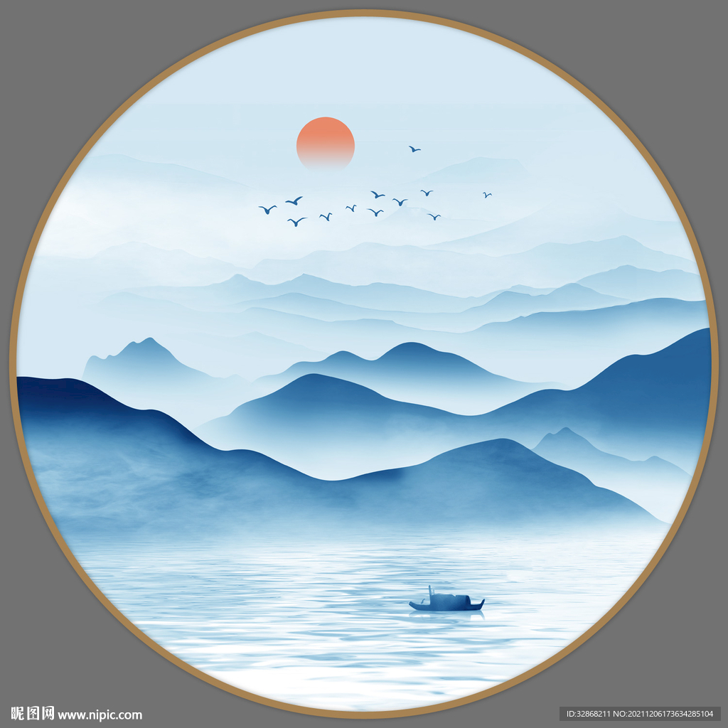 玄关山水画