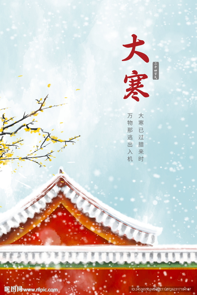大寒海报