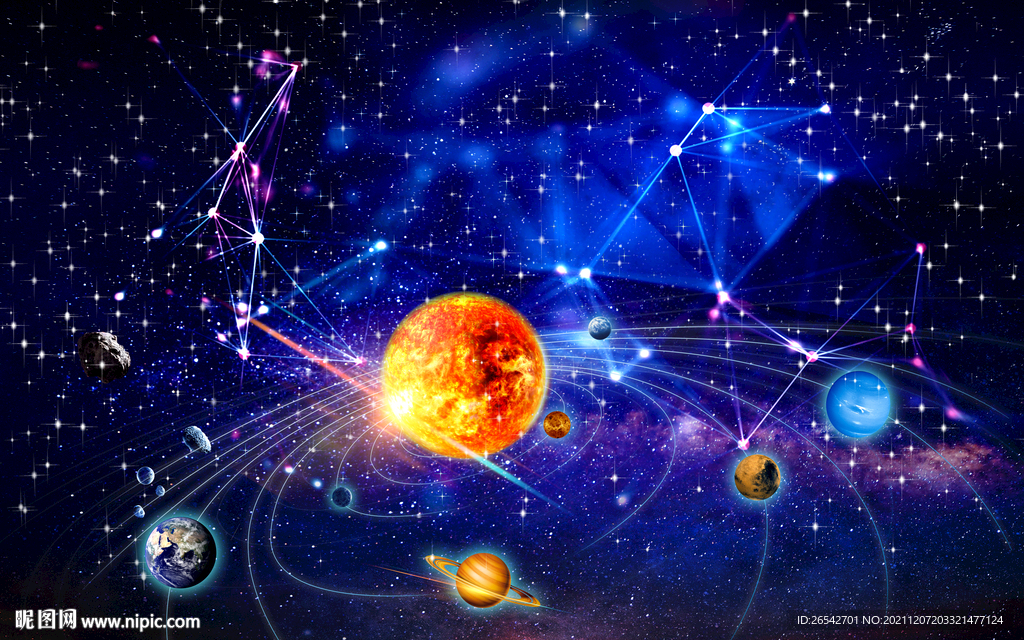 星座星空背景