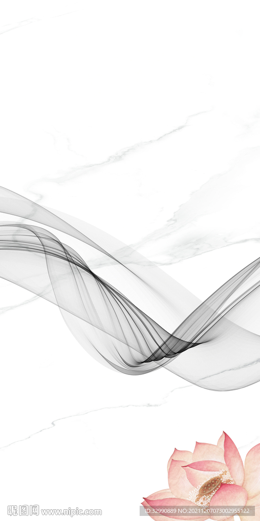 意境简约玄关山水 TIF分层