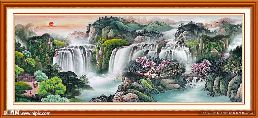 山水画 