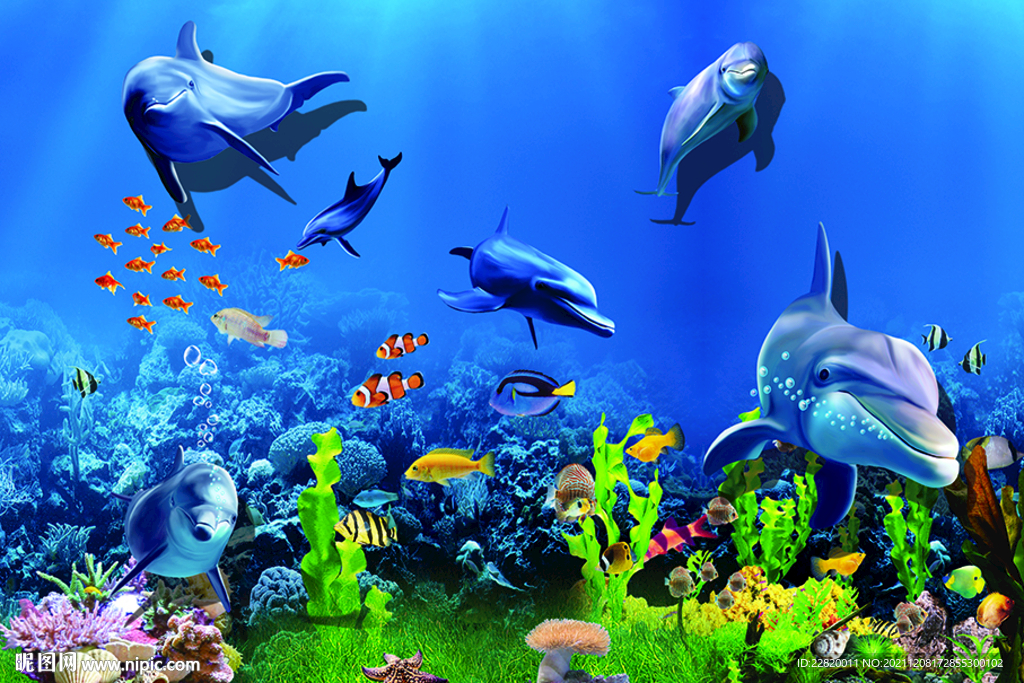 海洋世界海底世界3D海底图片