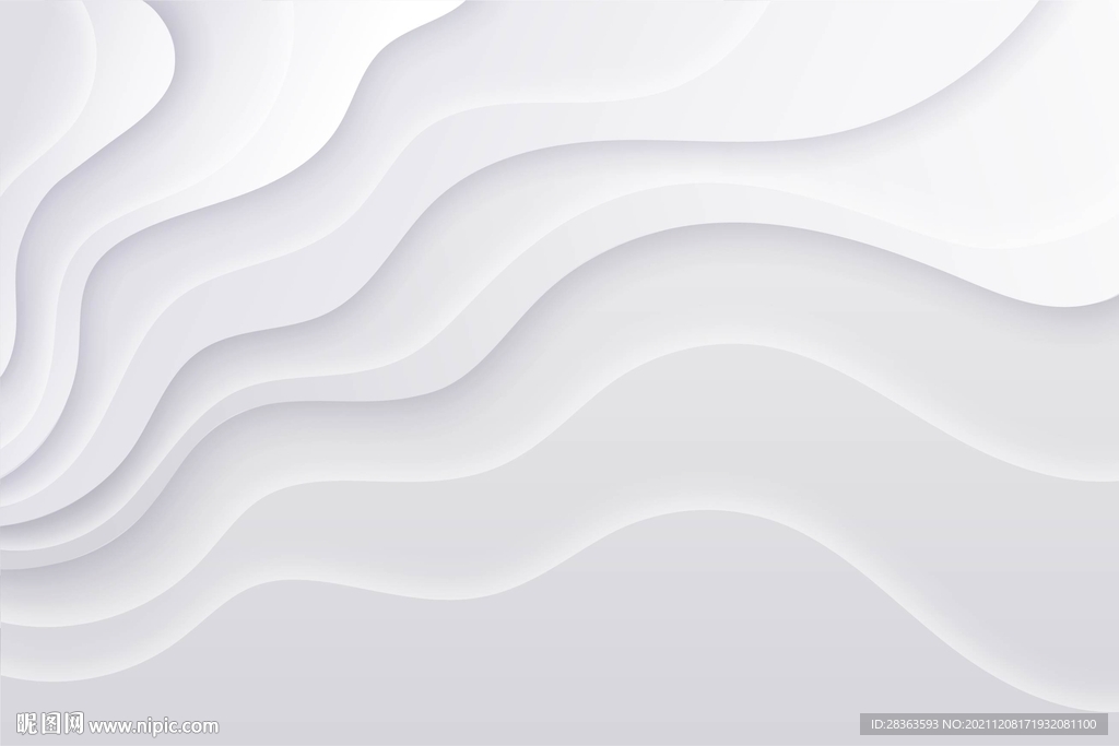 白色曲线背景