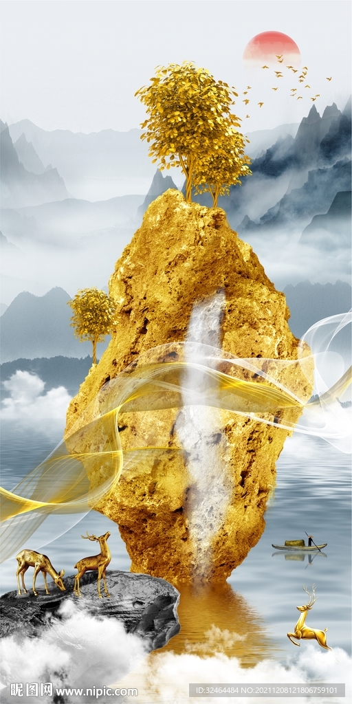 金山麋鹿发财树