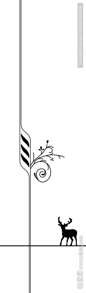 高清分层平开门打印图