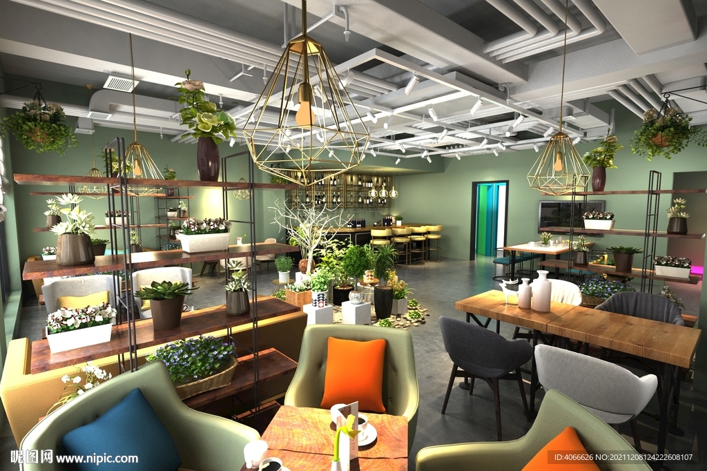 精品花店3d模型