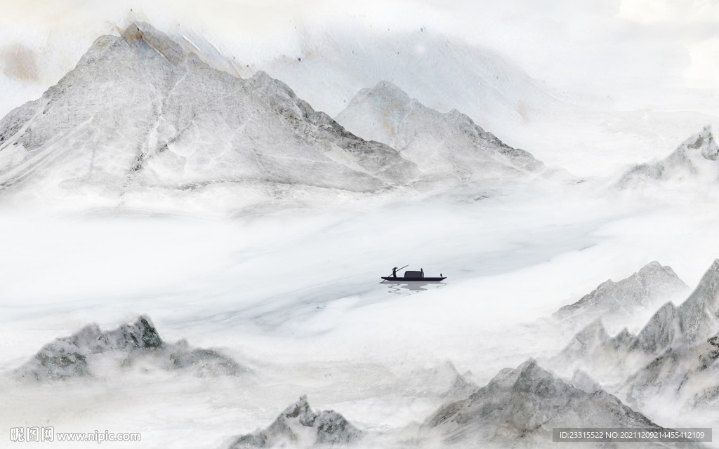 新中式电视背景墙