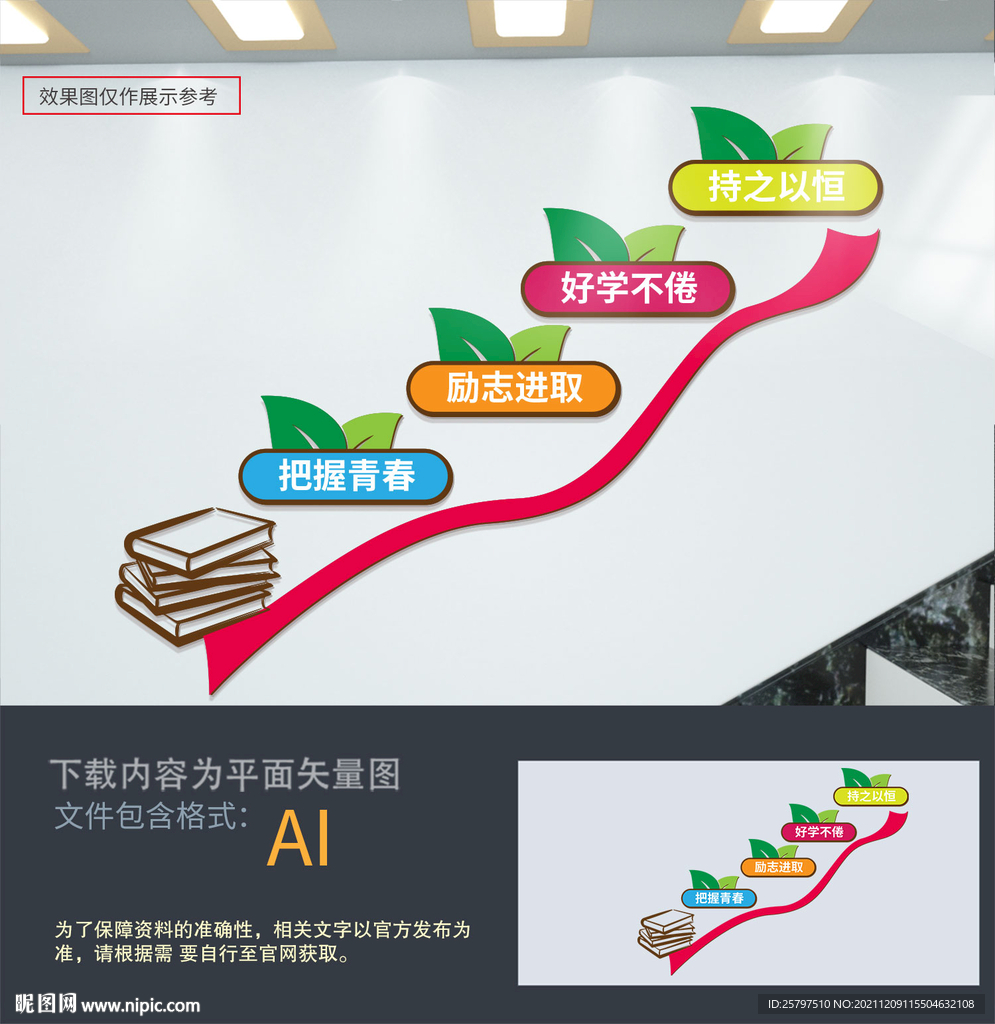 学校楼道文化墙