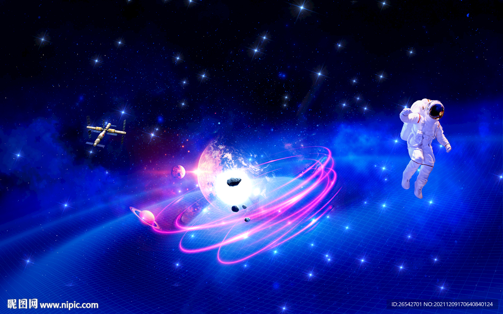 宇宙星空银河系背景