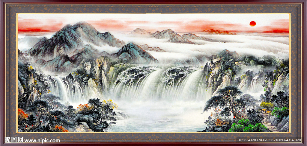 国画山水 