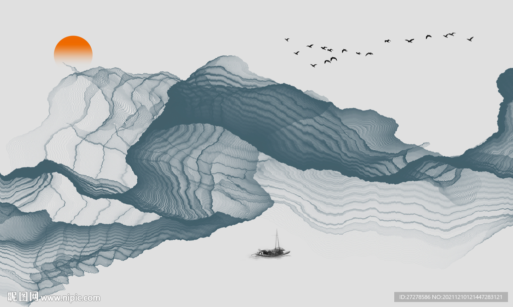 水墨画