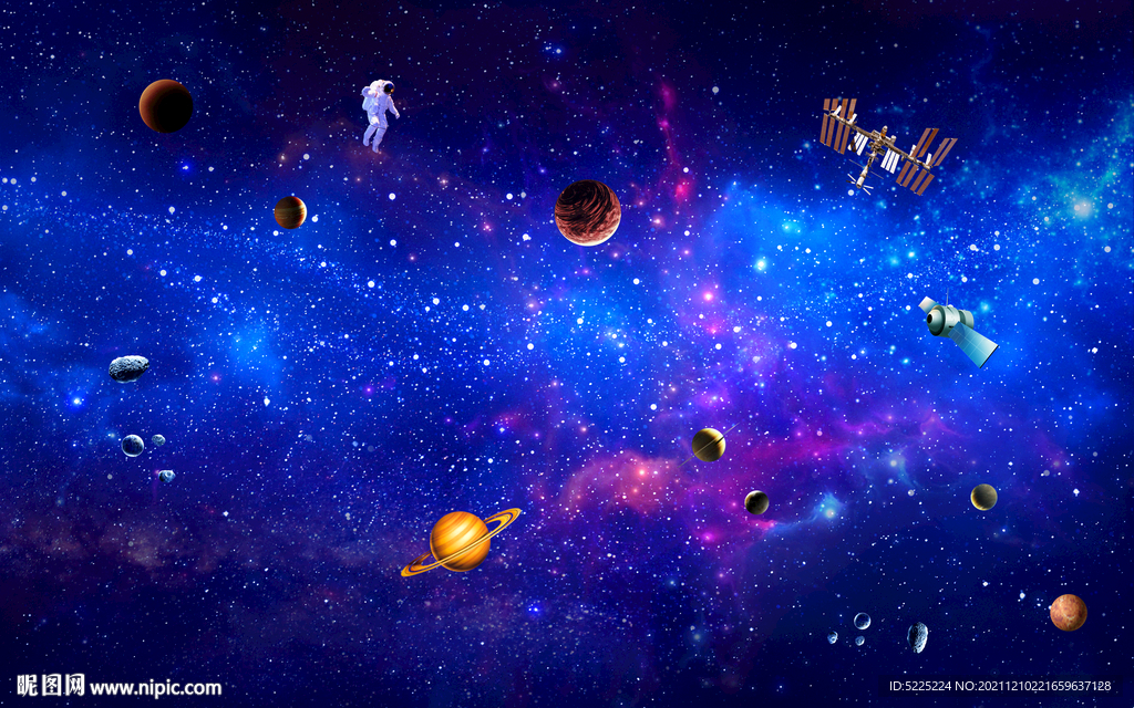 蓝色星空