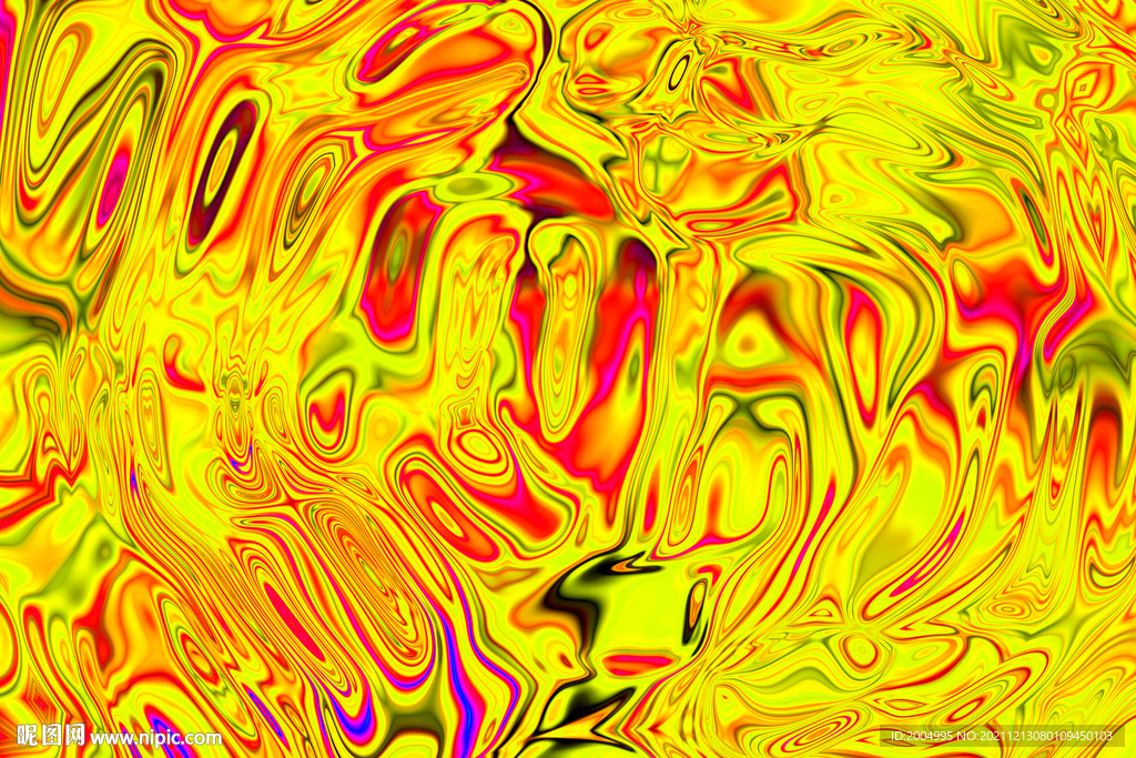 流体抽象画