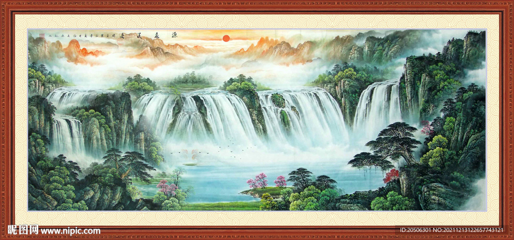 山水风景画 