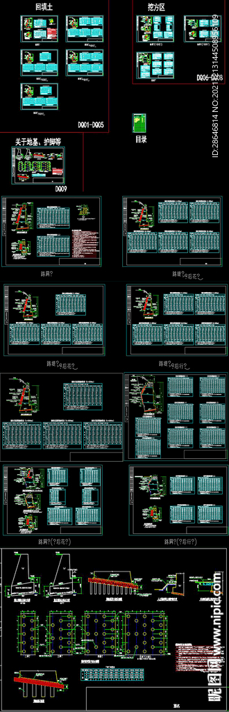 挡土墙结构做法CAD详图