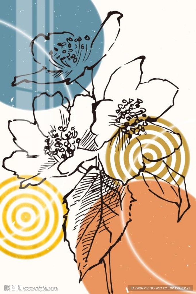 小碎花装饰画