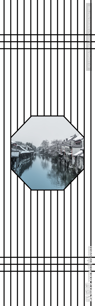 高清分层透明底平开门打印图