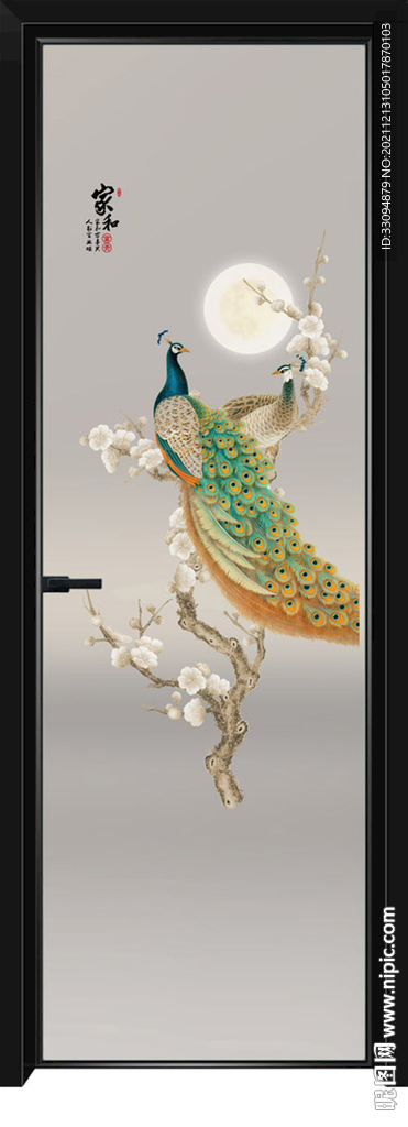 高清分层透明底彩釉玻璃打印图