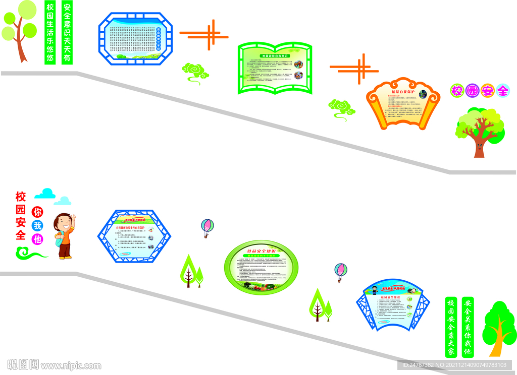校园安全  楼梯文化