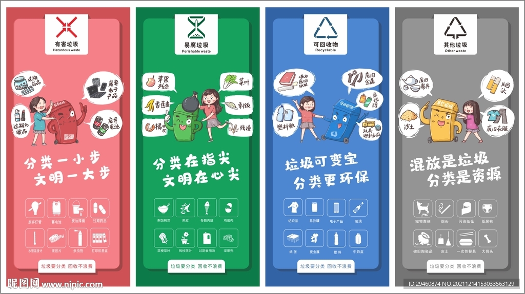 垃圾分类标语