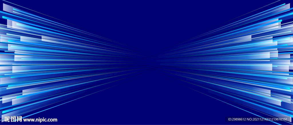 射线速度聚焦概念未来科技蓝色