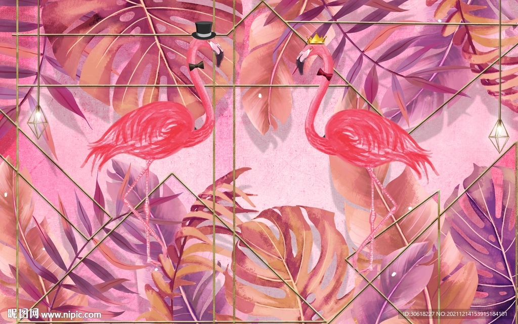 网红直播背景墙打卡墙 