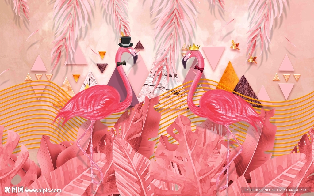 网红直播背景墙打卡墙