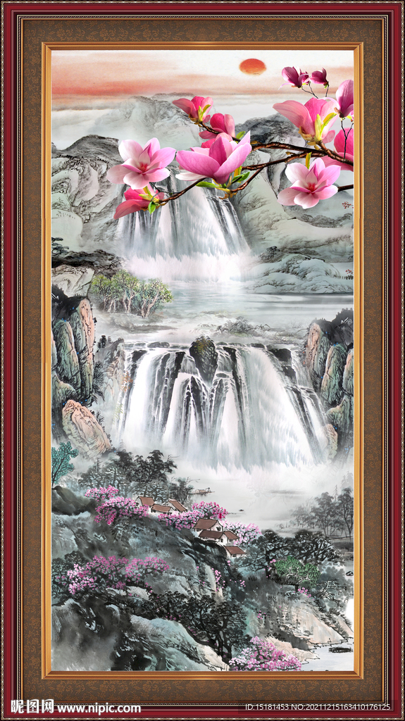 巨幅山水画