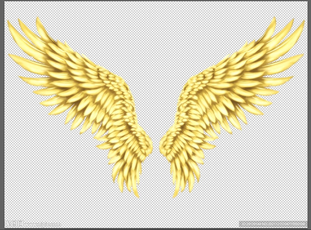 金色天使翅膀